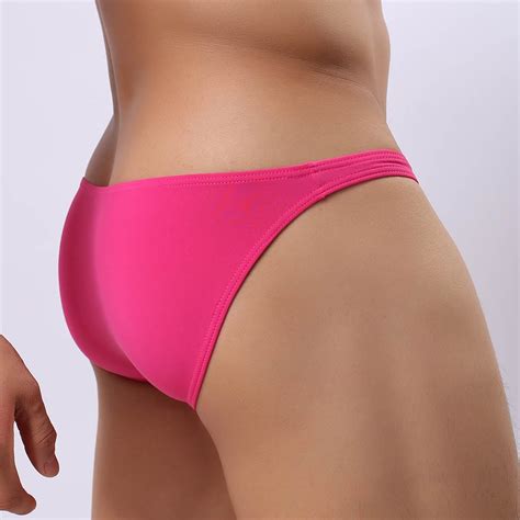 Sexy Men S Long Bulge Pouch Bikini Brief Underwear Smooth Sleeve Pouch Briefs Mu
