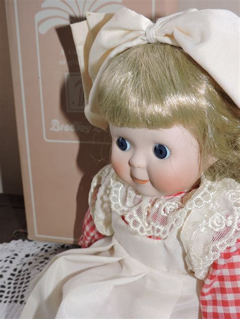 Bradley Dolls Danielle Porcelain Doll Blonde Doll Free Shipping Etsy