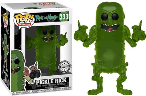 1 Of Funko Pop Pickle Rick Clipart Large Size Png Image Pikpng