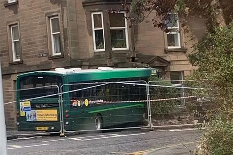 Bus Smashes Into Block Of Scots Flats Sparking Evacuation As Man Rushed