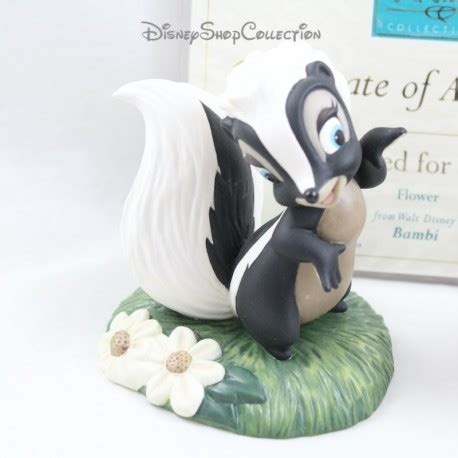 Figur Blume Und Petunien Stinktiere Wdcc Disney Bambi Gehen Auf