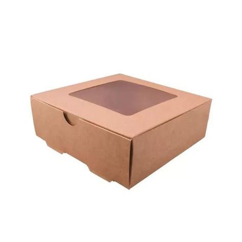 Caja Kraft Pop Up 700Ml Ventana 600 Bv GyG Envases Distribuidora