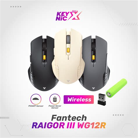 Jual Fantech Raigor Iii Wg R Rechargeable Baterai Mouse Wireless