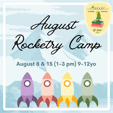 August Rocketry Camp Coeur D Alene Public Library