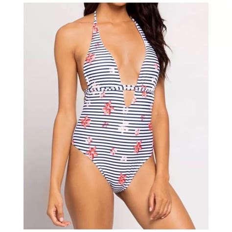 Lspace Swim New Lspace Pamela Onepiece Swimsuit In Floral Bay Poshmark