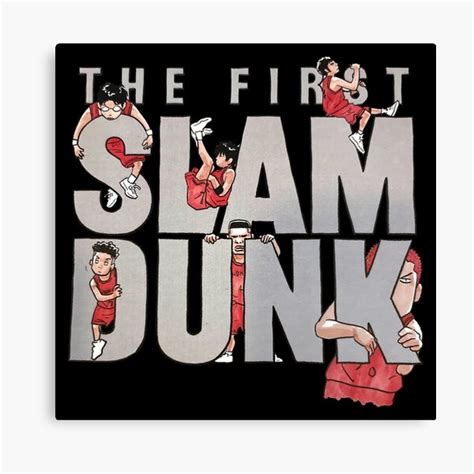 The First Slam Dunk Slam Dunk Anime Slam Dunk Movie Canvas Print