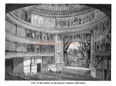 The Auditorium And Stage Of The Queens Theatre Longacre From The