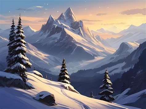 Premium Ai Image Winter Hiking Adventure On Majestic Frozen Cliff