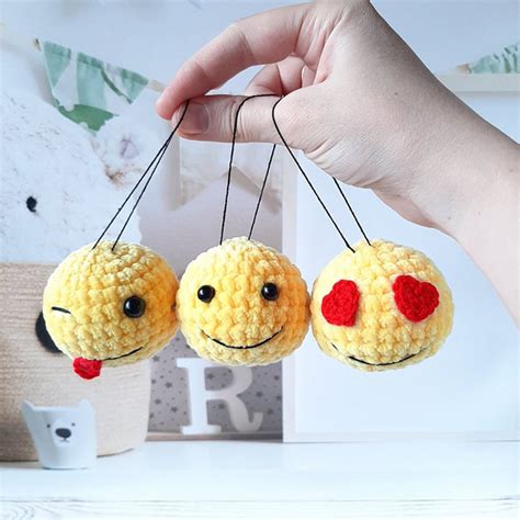 Смайлики крючком. Амигуруми схемы и описания. Автор: @naimanova_toys ...