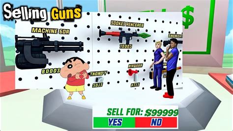 Shinchan Selling Guns For 999999 In Dude Theft Wars Sasti Gta V