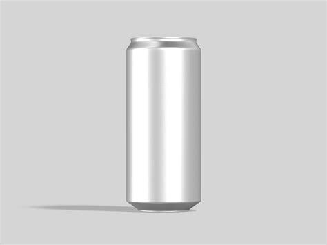 Free Soft Drink Tin Can Mockup Psd