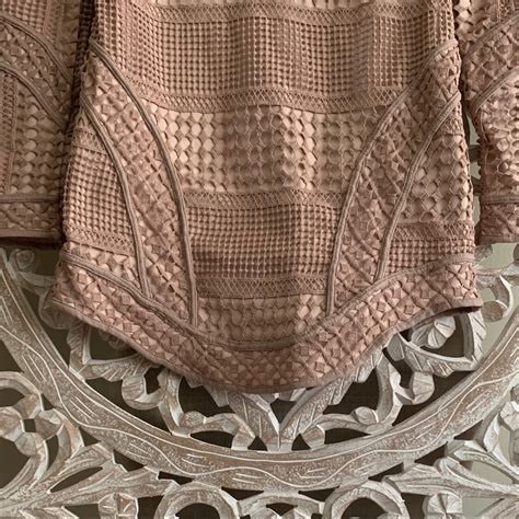 Nude Tobi Mini Dress Off The Shoulder Gem