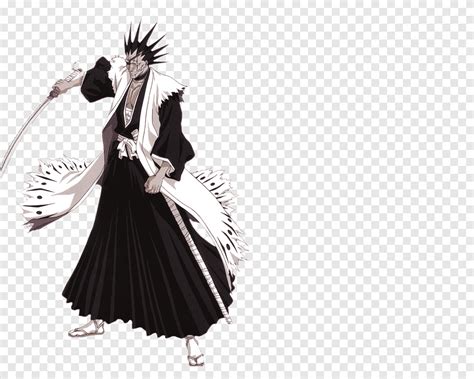 Kenpachi Zaraki Ichigo Kurosaki Kusajishi Yachiru Bleach Gotei 13