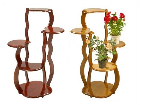 Красивая подставка для цветов *Подставка из дерева* Арт: Кувшинка-4 ...