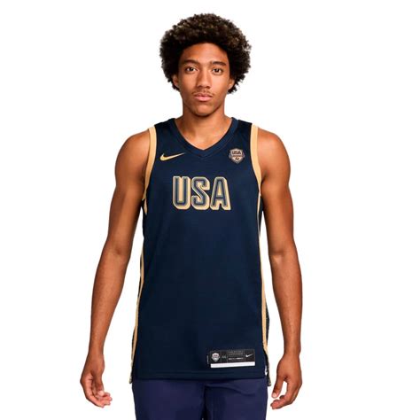 Jersey Nike Usa Basketball Special Edition 2024 Obsidian Truly Gold