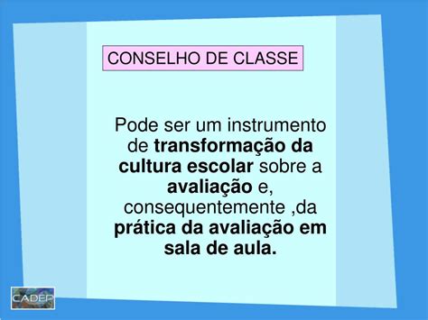 PPT - CONSELHO DE CLASSE PowerPoint Presentation, free download - ID ...