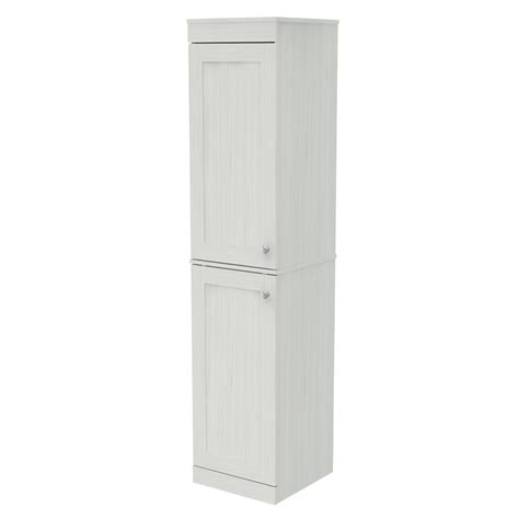 Inval Shaker Style 2-Door 6-Shelf Kitchen Pantry Cabinet, Washed Oak
