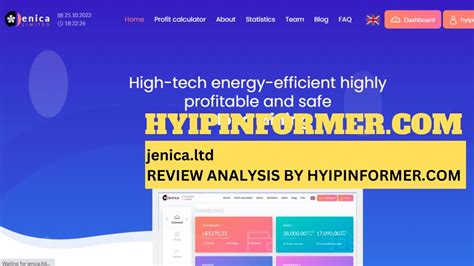 Jenica Ltd Review Analysis By Hyipinformer Youtube