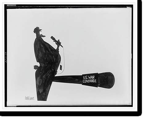 Historic Print Us War Coverageann Telnaes 16 X 20