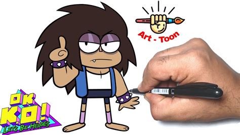 How To Draw Turbo Ko From Ok Ko Let S Be Heroes Step By Step YouTube