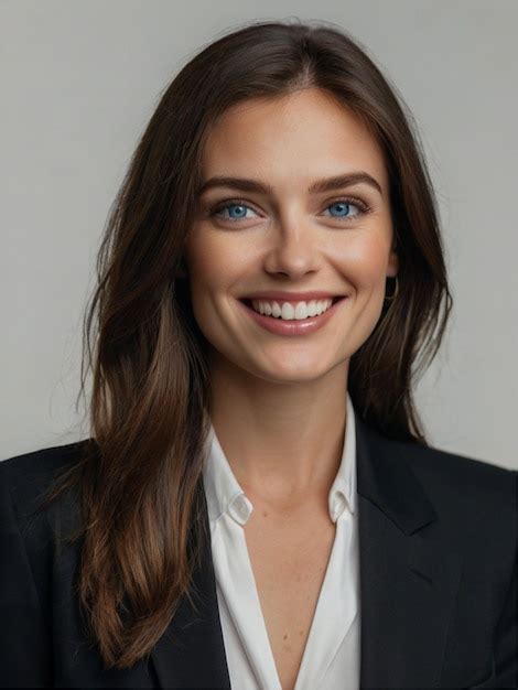 Premium Photo Hyperrealistic Medium Format Studio Photography Of Year Old Brunette Girl