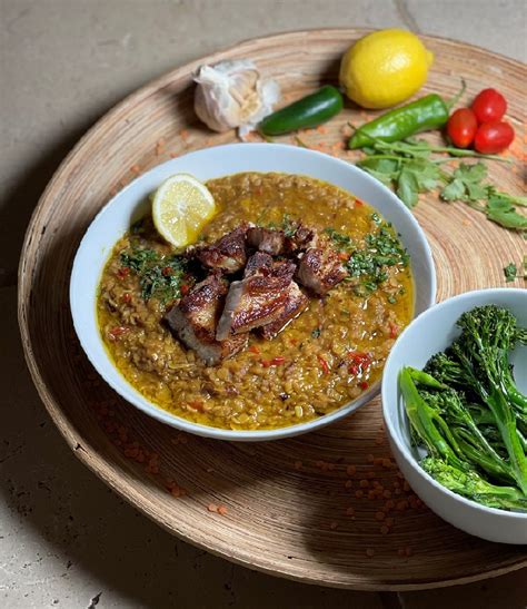 Red Lentil Dhal With Pork Belly Five Dinners Meal Planner