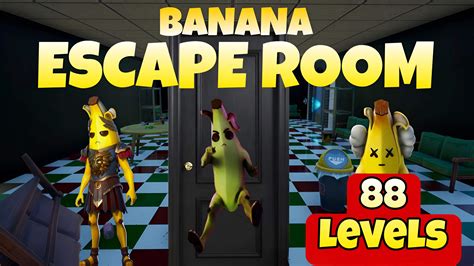 88 BANANA ESCAPE ROOM - Fortnite Creative Map Code - Dropnite