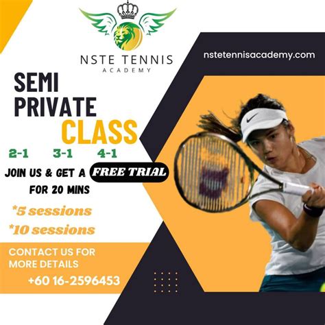 Tennis Coach And Academies Expats Malaysia