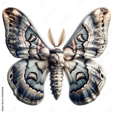 The Silk Moth Is Bred For Silk Production With Its Larvae Spinning The
