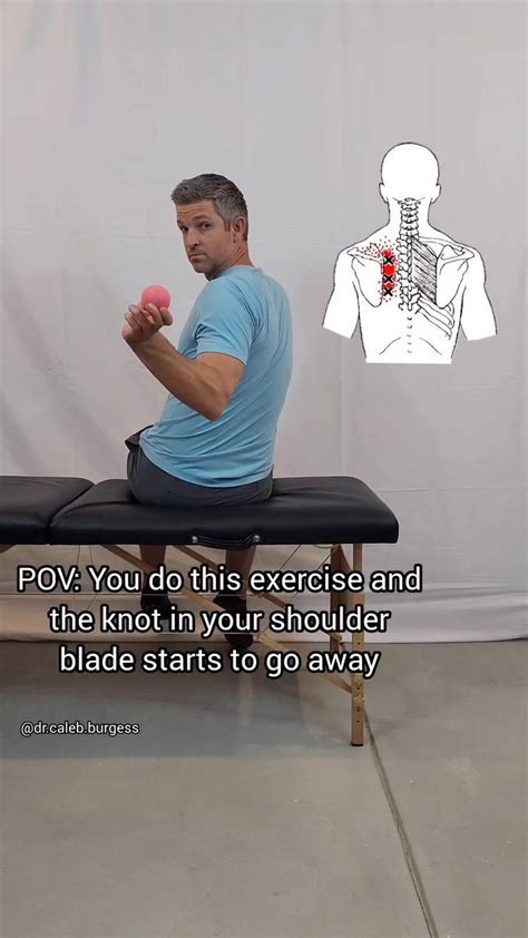 Relieve Shoulder Blade Knots With This Effective Exercise