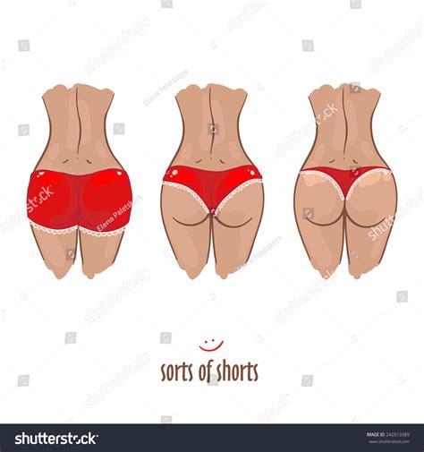Sexy Hand Drawn Women Ass Vector Stock Vector Royalty Free 242813389 Shutterstock