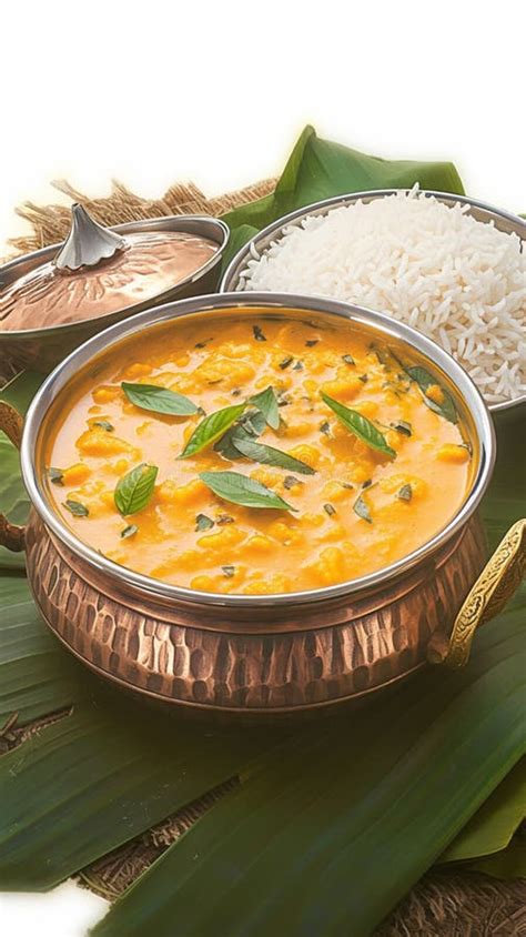 A Classic Indian Comfort Food Dal Chawal Perfect For Lunch Stock