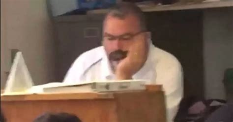 Embarrassing Moment Teacher Forgets To Turn Off Projector While Browsing For Lingerie During