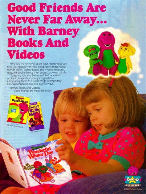 Barney Video And Books Promo Ad 1995 By Bestbarneyfan On Deviantart