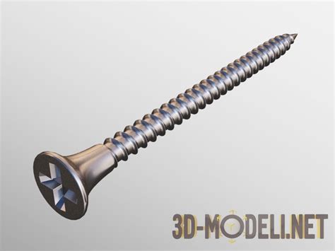 3D модель – Саморез