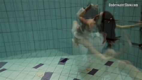 Shaved Andrejka With Big Tits In The Pool