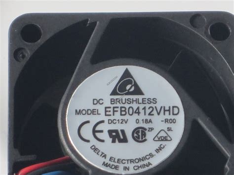 DELTA EFB0412VHD-R00 DC12V 0.18A 3wires Cooling Fan