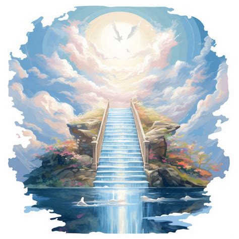 Heaven Clipart in Oil Painting Style: 4K & Vector – IMAGELLA