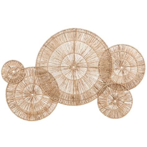 Déco murale en jute tressé beige 77x53 GAEL Maisons du Monde