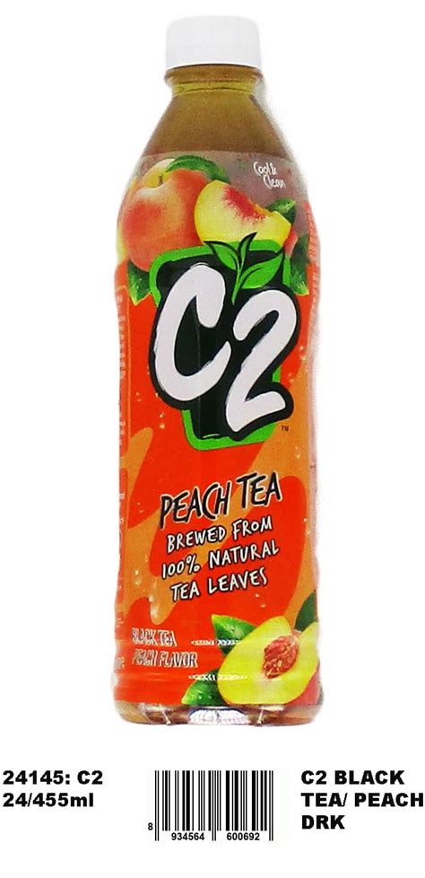 C2 Black Tea Peach Drink C2 24 455ml