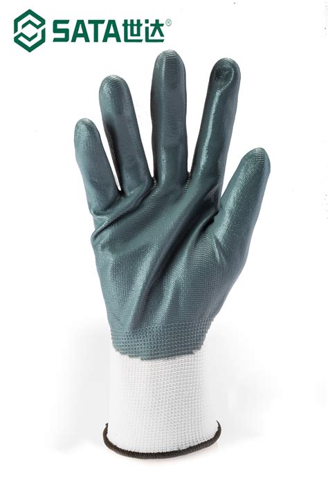 Sata Ppe Apex Tool Group Gloves Fs Nylon Safety Gloves Nitrile