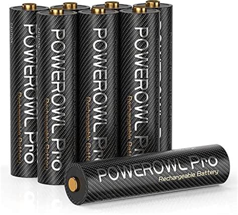 Pilas Recargables AA POWEROWL Alta Capacidad 2800mAh 1 2V NI MH AA Pila