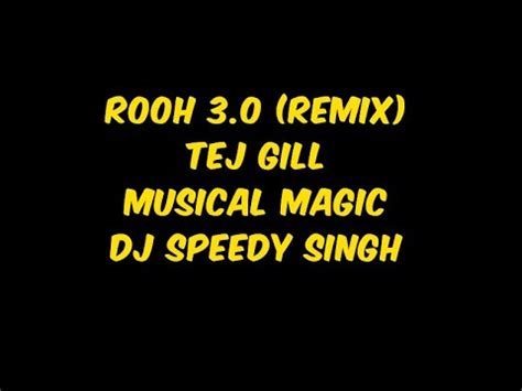 Rooh 3 0 Remix Tej Gill Musical Magic DJ Speedy Singh YouTube