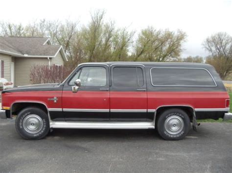 Sell Used 1986 Chevrolet C20 Suburban In Long Grove Iowa United States