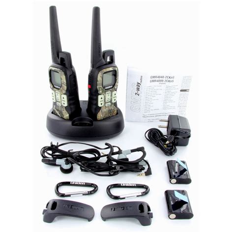 Uniden Gmr4099 2ckhs Two Way Radios With Headsets And Charger