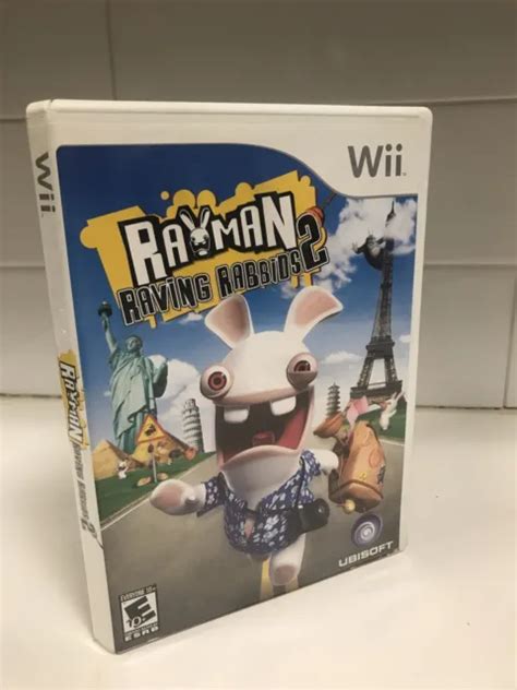 Nintendo Wii Rayman Raving Rabbids Complete Clean Tested