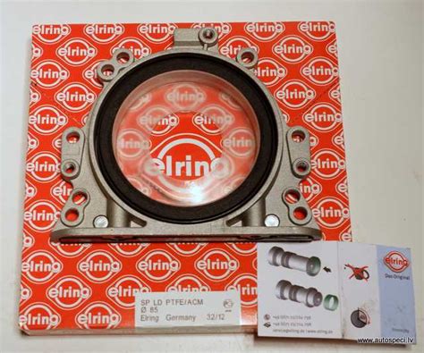 Blīvslēgs (Elring 804.850) kloķvārpstas aizmugurējais ar korpusu Audi ...