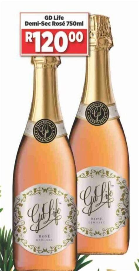 Gd Life Demi Sec Rosé 750ml Offer At Big Save Liquor