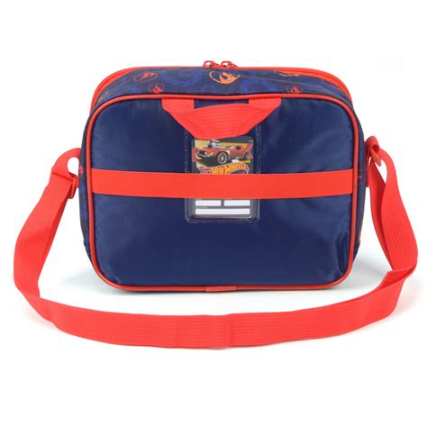 Lancheira Escolar Térmica Infantil Hot Wheels Up4you Alça Lika Bijuterias