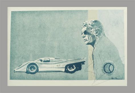 Bonhams Cars A Steve Mcqueen Signed Solar Productions Publicity Image